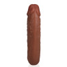 Real Rock Double Gode U Shape 12 x 3cm Marron